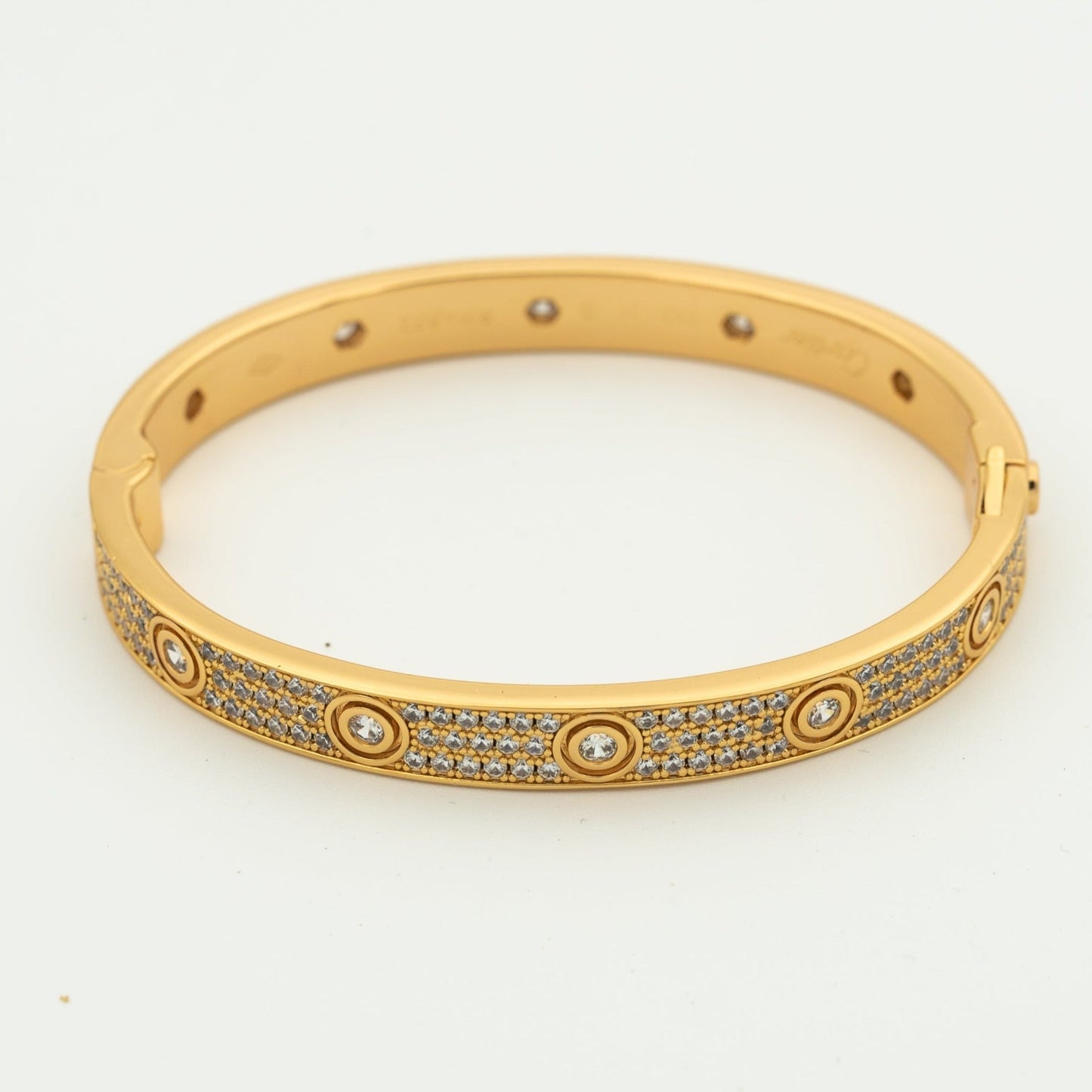 [Radiant Gem]¯LOVE BRACELET 6.1MM DIAMOND-PAVED 10 BIG DIAMONDS