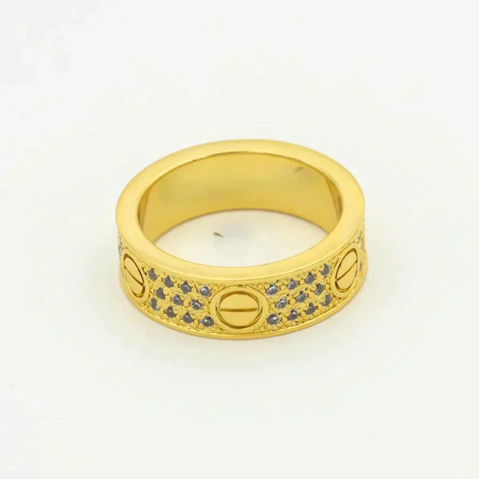 [Radiant Gem]¯LOVE RING 5.5MM DIAMONDS PAVED