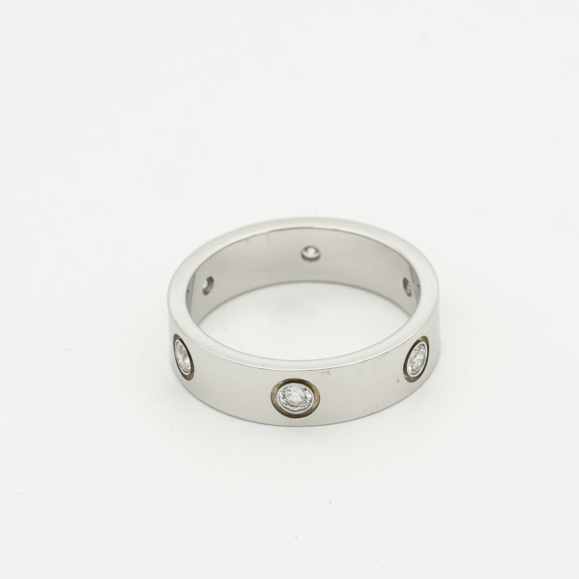 [Radiant Gem]¯LOVE RING 5.5MM 6 DIAMONDS SILVER