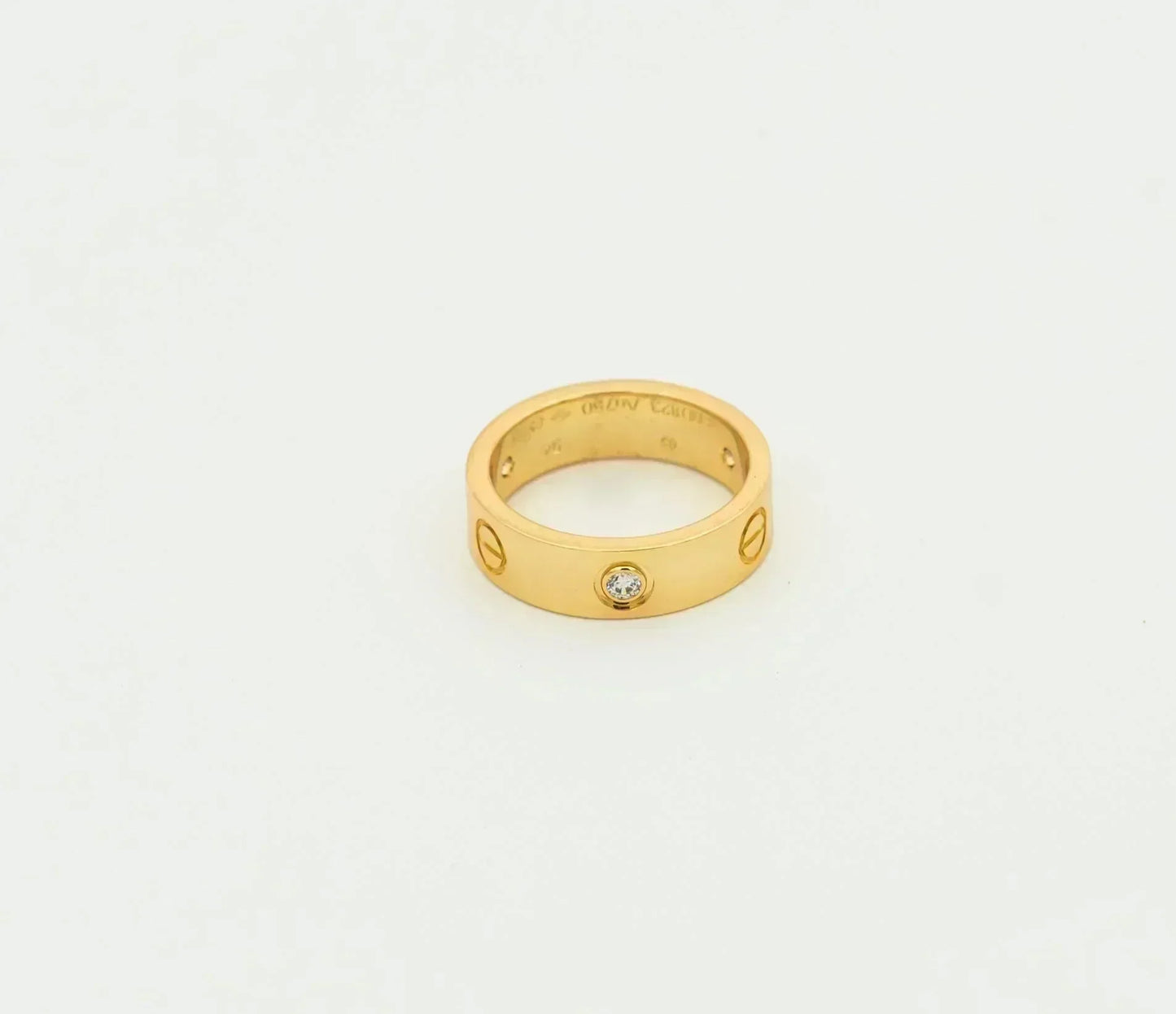 [Radiant Gem]¯LOVE RING 5.5MM 3 DIAMONDS GOLD