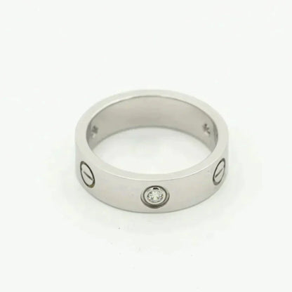 [Radiant Gem]¯LOVE RING 5.5MM 3 DIAMONDS SILVER