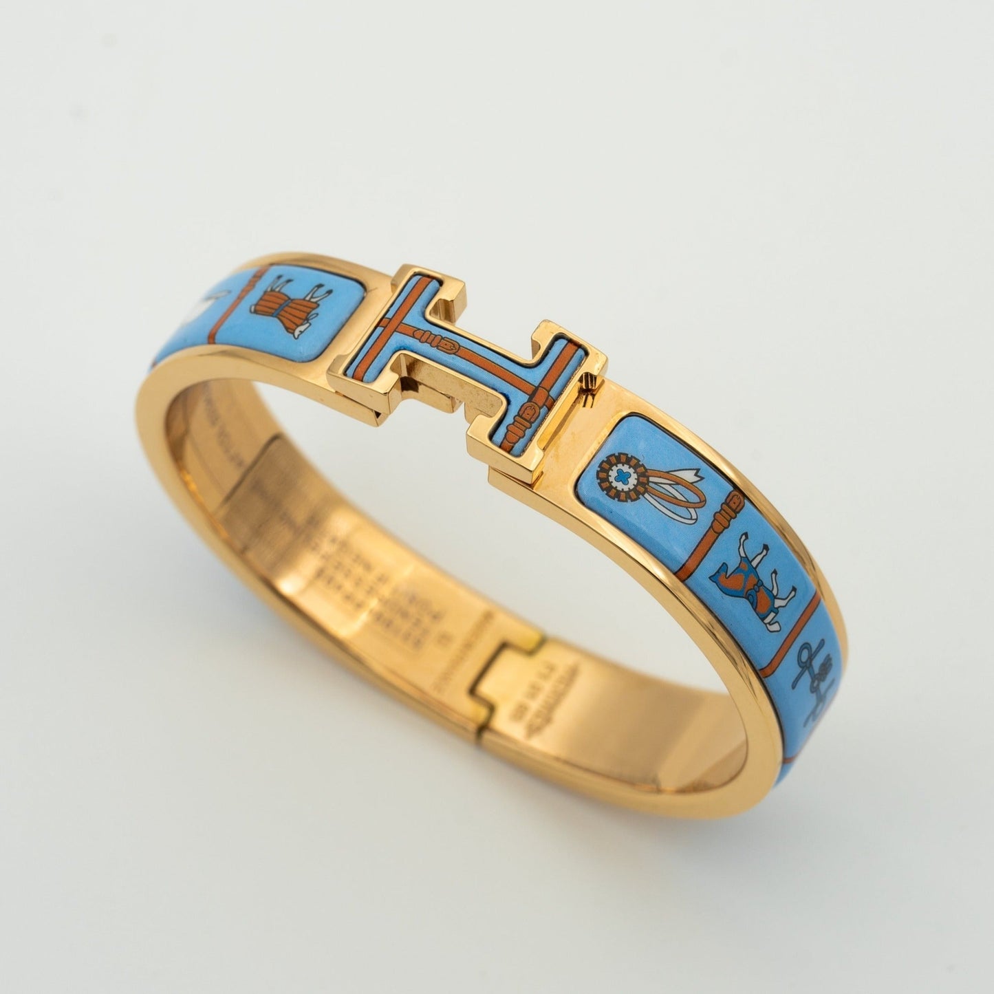 [Radiant Gem]¯H PINK GOLD BRACELET BLUE CERAMIC