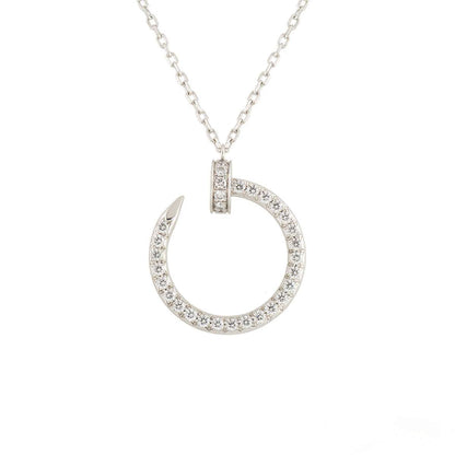 [Radiant Gem]¯JUSTE NECKLACE SILVER DIAMONDS