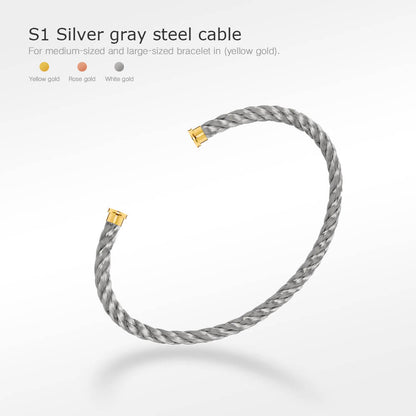 [Radiant Gem]¯FORCE SERIES BRACELET CABLES 50 CHOICES (DIY SELECTION)