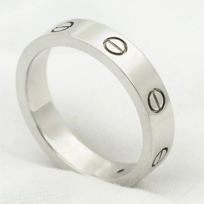 [Radiant Gem]¯LOVE RING 4MM 1 DIAMOND SILVER