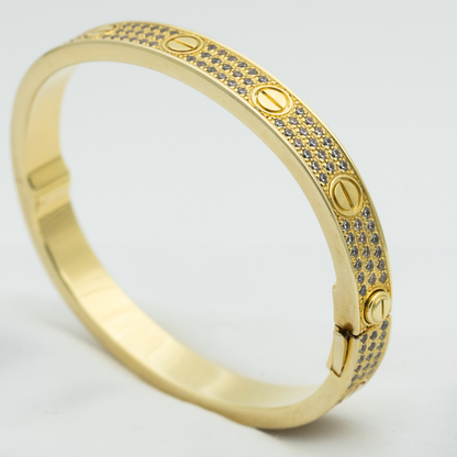 [Radiant Gem]¯LOVE BRACELET 6.1MM DIAMOND-PAVED