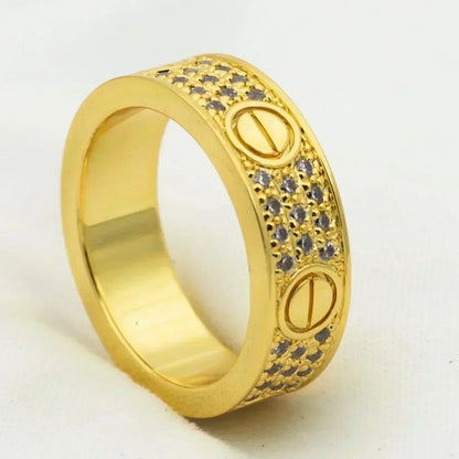 [Radiant Gem]¯LOVE RING 5.5MM DIAMONDS PAVED