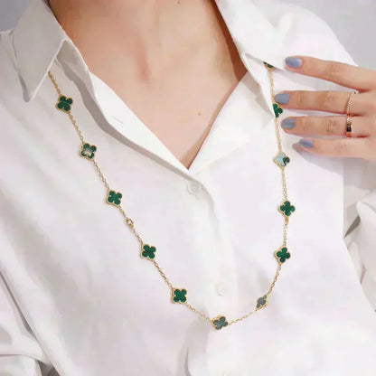 [Radiant Gem]¯CLOVER 20 MOTIFS MALACHITE GOLD