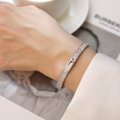 [Radiant Gem]¯KELLY BRACELET DIAMOND PAVED