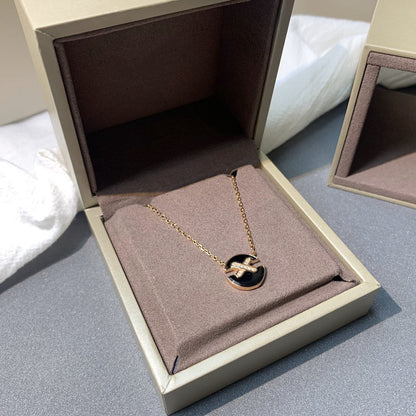 [Radiant Gem]¯JEUX DE PINK GOLD DIAMOND NECKLACE