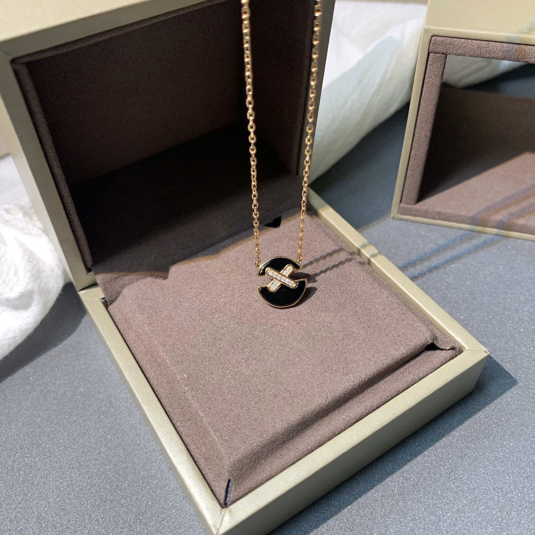[Radiant Gem]¯JEUX DE PINK GOLD DIAMOND NECKLACE