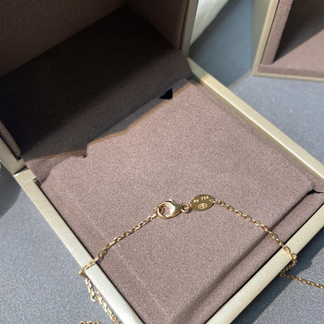 [Radiant Gem]¯JEUX DE PINK GOLD DIAMOND NECKLACE