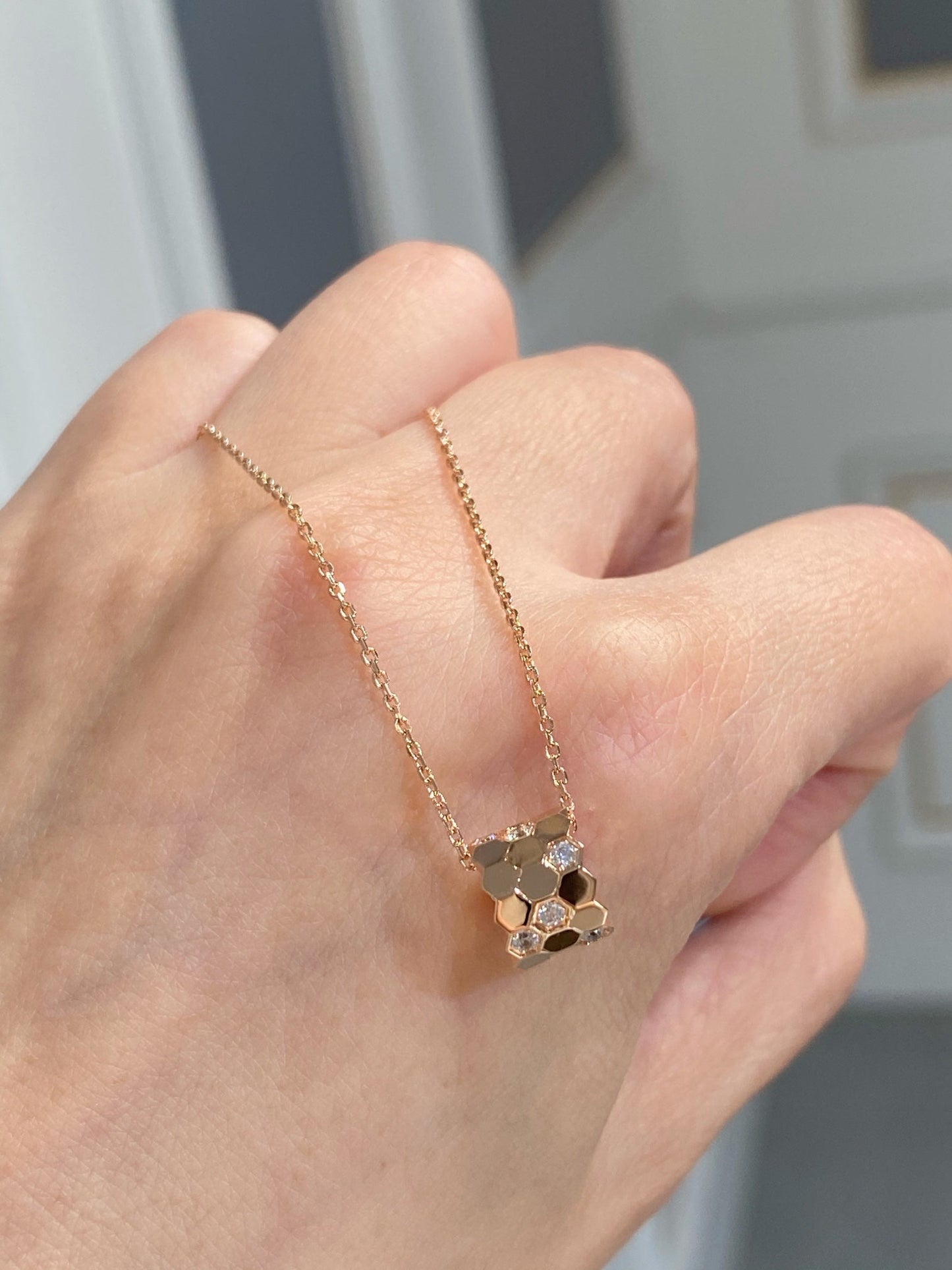 [Radiant Gem]¯BEE LOVE DIAMOND NECKLACE