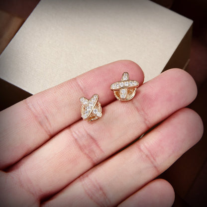 [Radiant Gem]¯JEUX DE GOLD DIAMOND EARRINGS