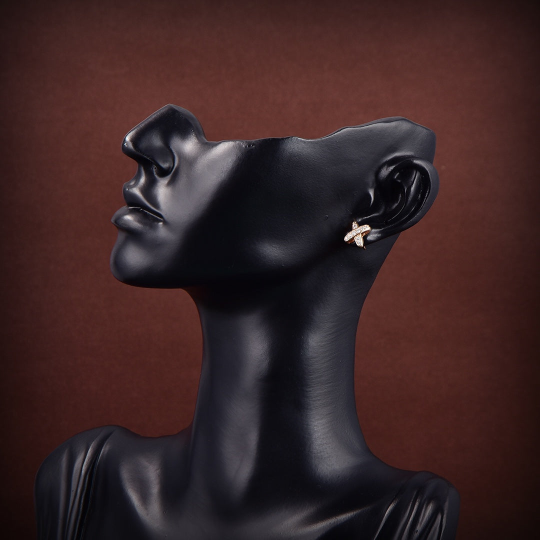 [Radiant Gem]¯JEUX DE GOLD DIAMOND EARRINGS