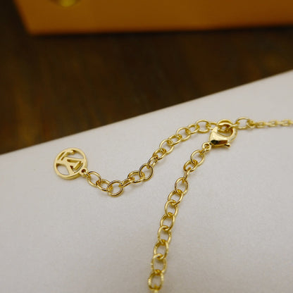 [Radiant Gem]¯BLOOMING SUPPLE NECKLACE BRASS