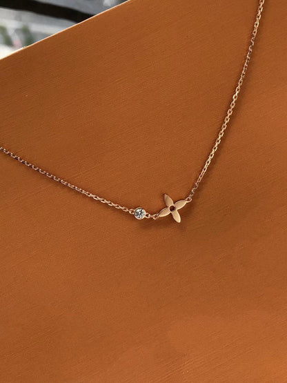 [Radiant Gem]¯BLOSSOM PENDANT PINK GOLD AND DIAMOND