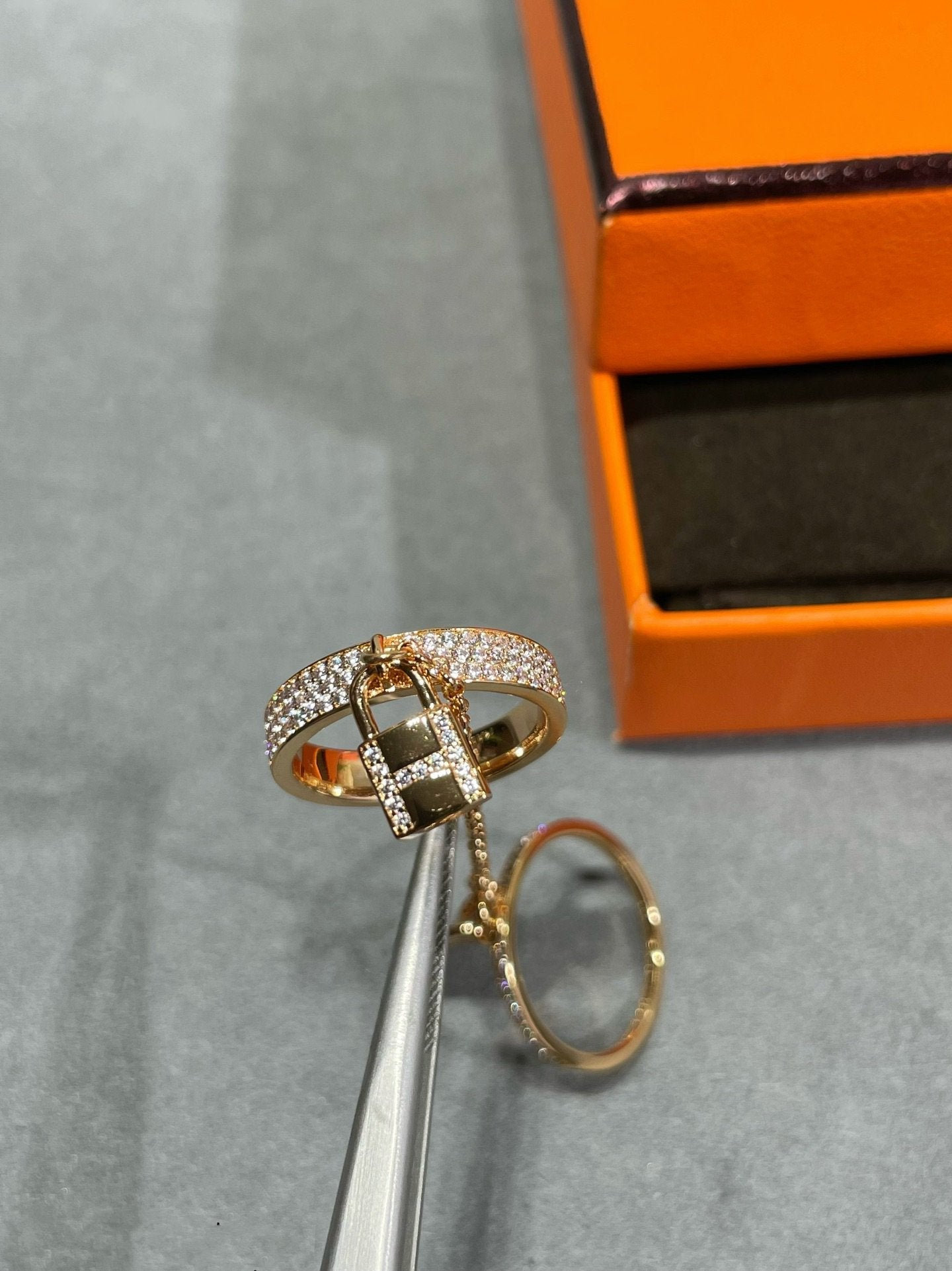[Radiant Gem]¯HM KELLY CLOCHETTE DOUBLE RING IN  WITH DIAMONDS