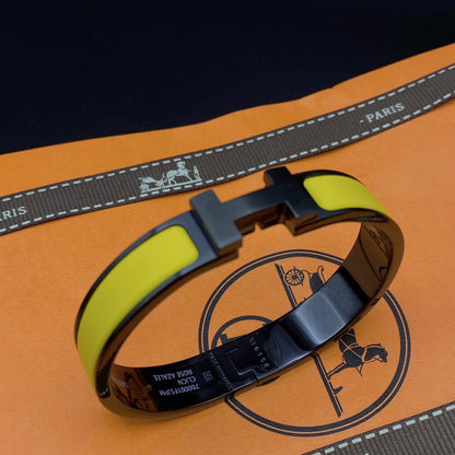 [Radiant Gem]¯CLIC HM SO BLACK YELLOW BRACELET