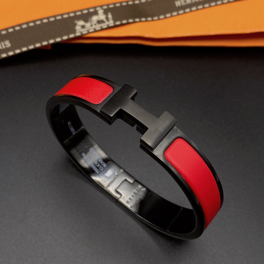 [Radiant Gem]¯CLIC HM SO BLACK RED BRACELET