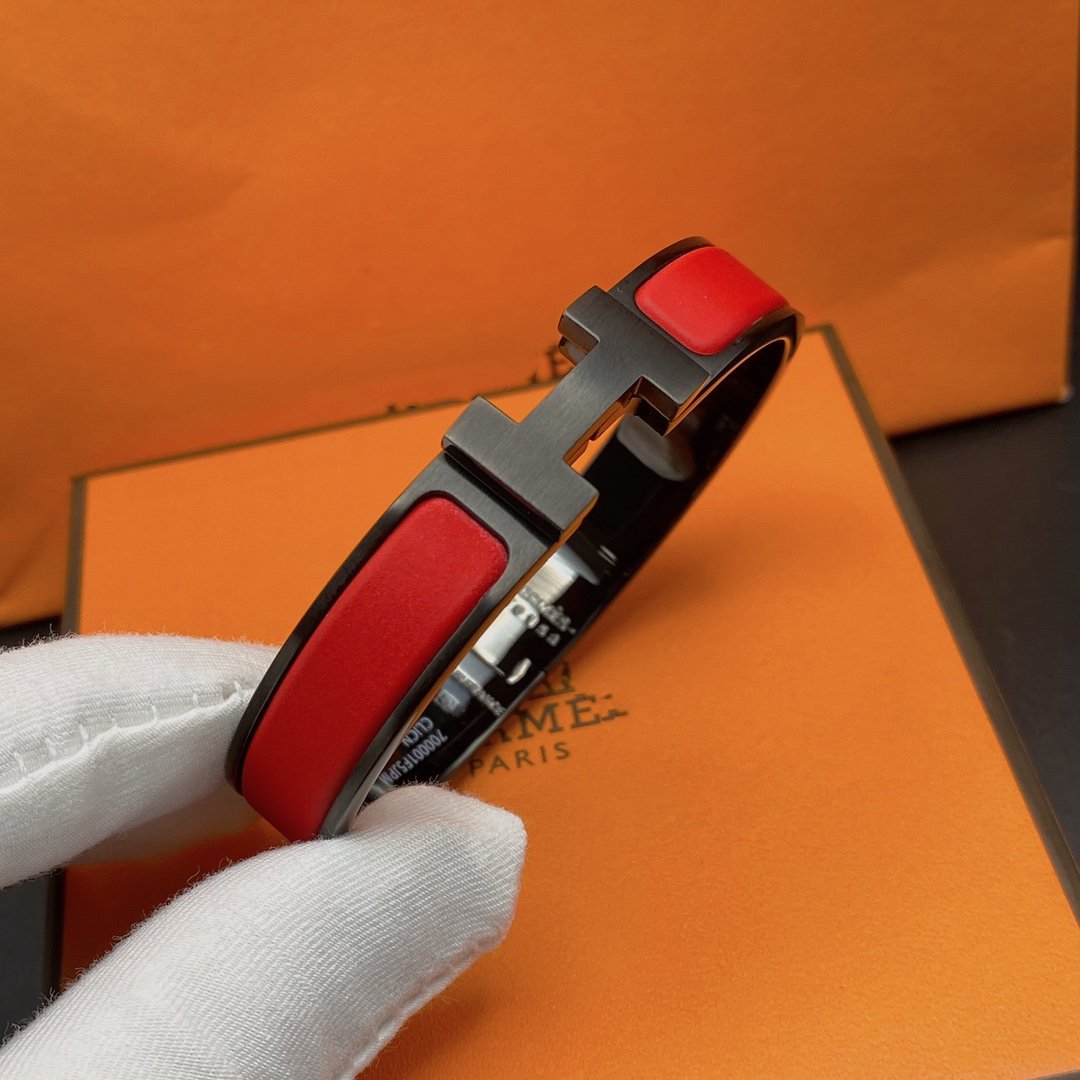 [Radiant Gem]¯CLIC HM SO BLACK RED BRACELET