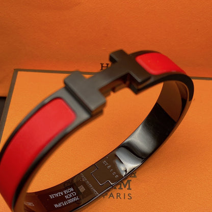 [Radiant Gem]¯CLIC HM SO BLACK RED BRACELET