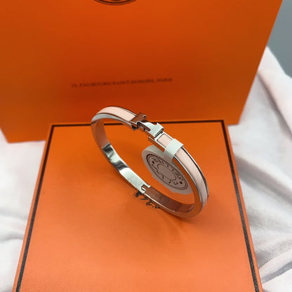 [Radiant Gem]¯CLASSIC HM CLIC  PINK 8MM ENAMEL BRACELET