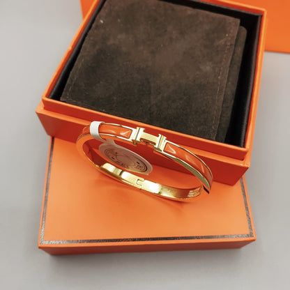 [Radiant Gem]¯CLASSIC HM CLIC RED 8MM ENAMEL BRACELET