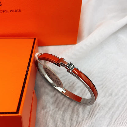 [Radiant Gem]¯CLASSIC HM CLIC RED 8MM ENAMEL BRACELET