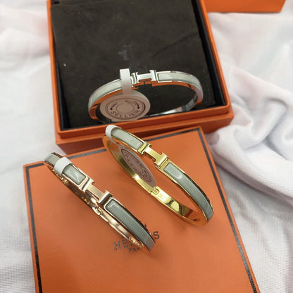 [Radiant Gem]¯CLASSIC HM CLIC GREEN 8MM ENAMEL BRACELET