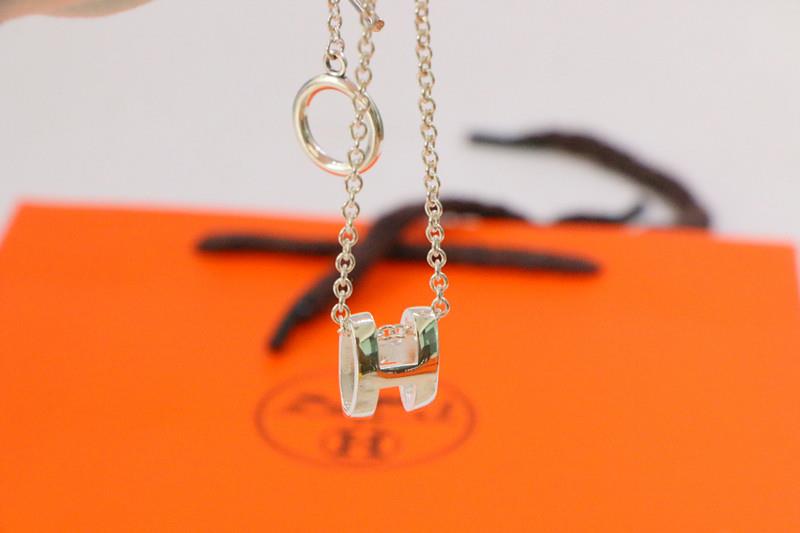 [Radiant Gem]¯HM NECKLACE H LETTER OVAL SERIES