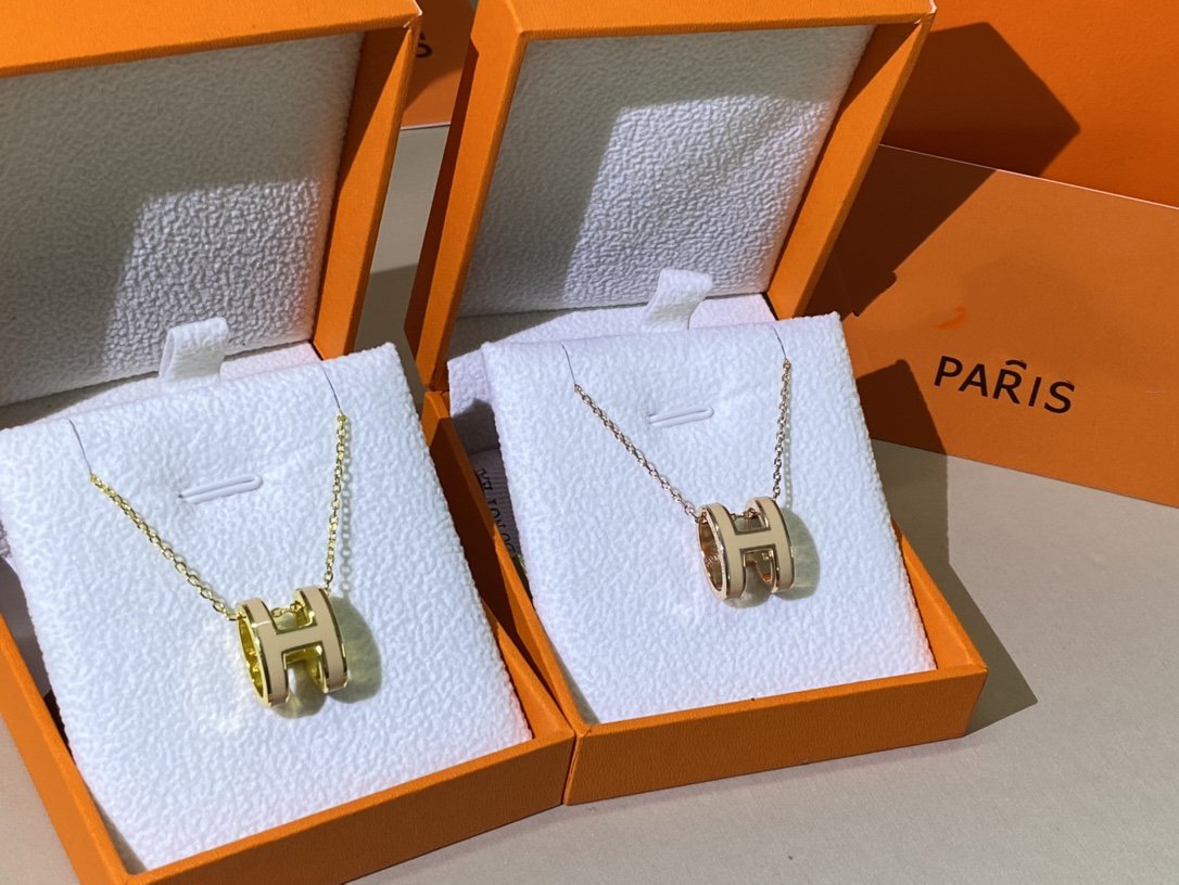 [Radiant Gem]¯HM CLIC YELLOW ENAMEL GOLD NECKLACE