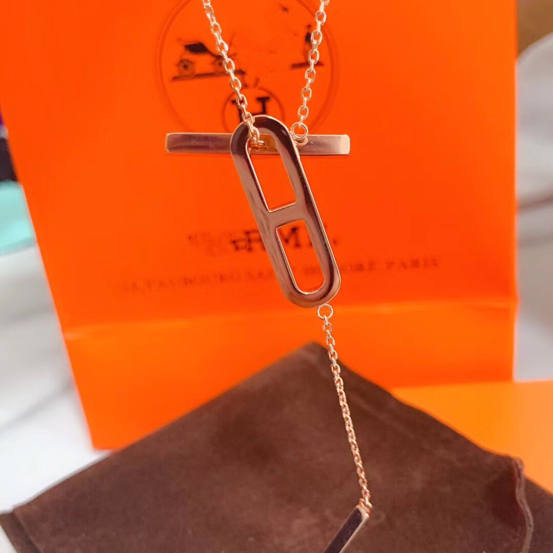 [Radiant Gem]¯HM NECKLACE PLATINUM ROSE GOLD DIAMOND