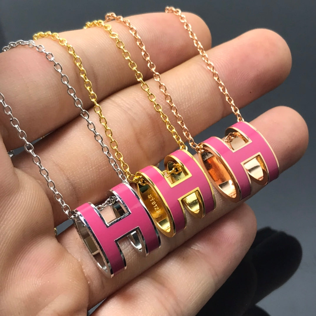 [Radiant Gem]¯H NECKLACE PINK