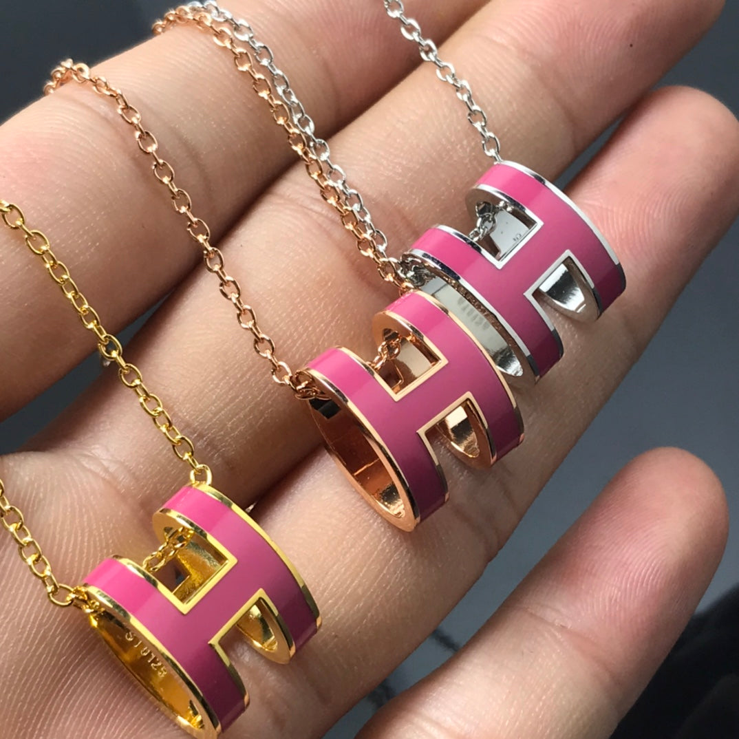 [Radiant Gem]¯H NECKLACE PINK