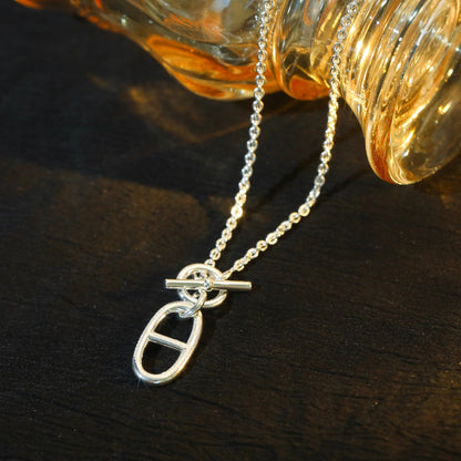 [Radiant Gem]¯HM CHAINE D'ANCRE PENDANT NECKLACE STERLING SILVER