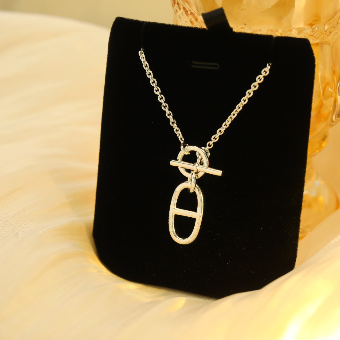 [Radiant Gem]¯HM CHAINE D'ANCRE PENDANT NECKLACE STERLING SILVER
