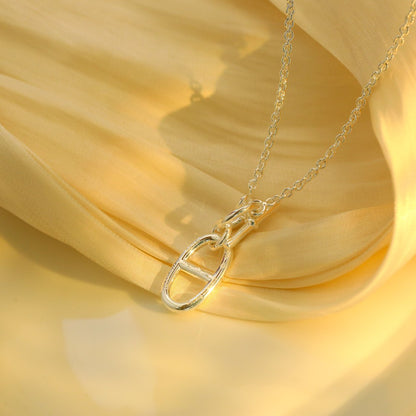 [Radiant Gem]¯HM CHAINE D'ANCRE PENDANT NECKLACE STERLING SILVER