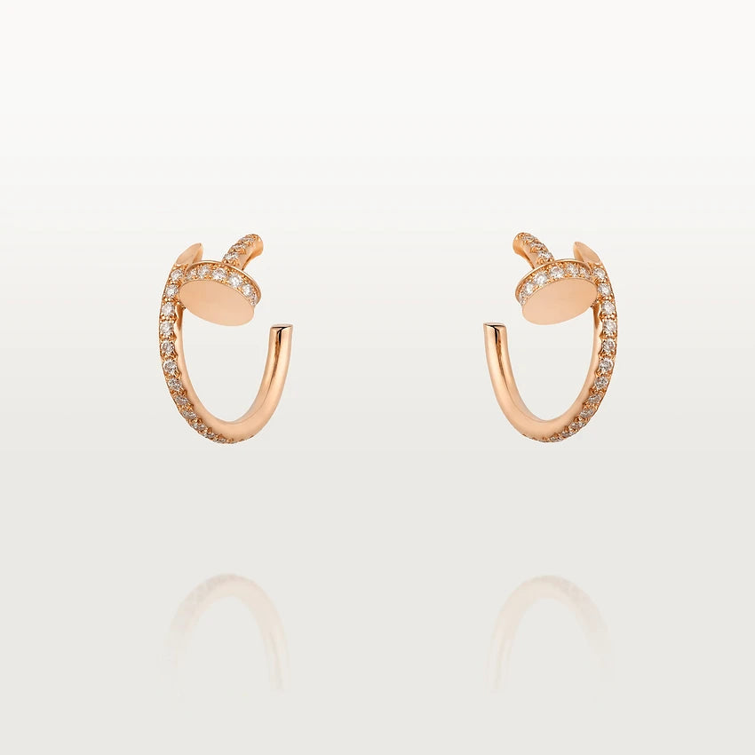 [Radiant Gem]¯JUSTE EARRINGS 12.75MM PINK GOLD DIAMOND