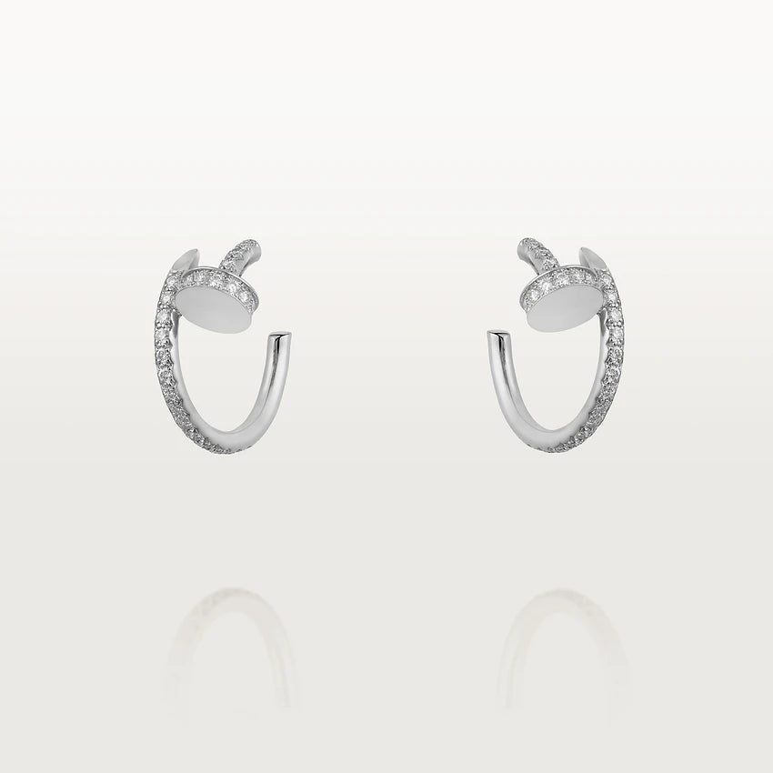 [Radiant Gem]¯JUSTE EARRINGS 12.75MM SILVER DIAMOND