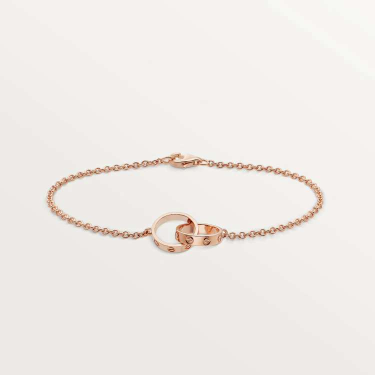 [Radiant Gem]¯LOVE BRACELET DOUBLE RING