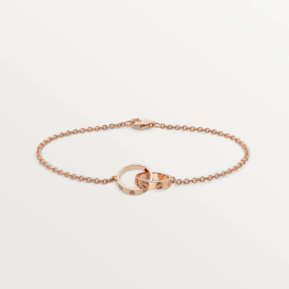 [Radiant Gem]¯LOVE BRACELET DOUBLE RING