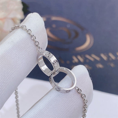 [Radiant Gem]¯LOVE BRACELET DOUBLE RING