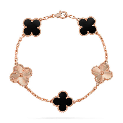 [Radiant Gem]New CLOVER 5 MOTIF ONYXS BRACELET COLLECTION