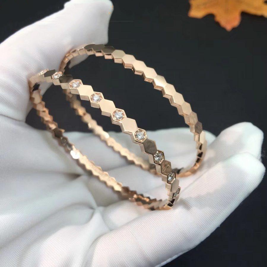 [Radiant Gem]¯BEE LOVE PINK GOLD DIAMOND BRACELET