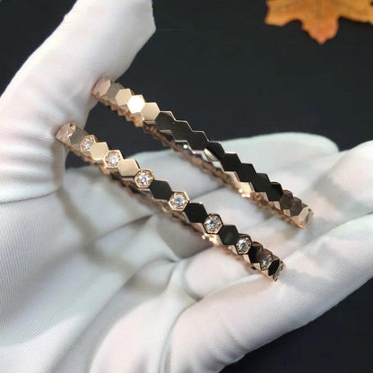 [Radiant Gem]¯BEE LOVE PINK GOLD DIAMOND BRACELET