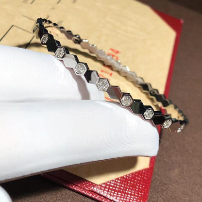 [Radiant Gem]¯BEE LOVE SILVER DIAMOND BRACELET