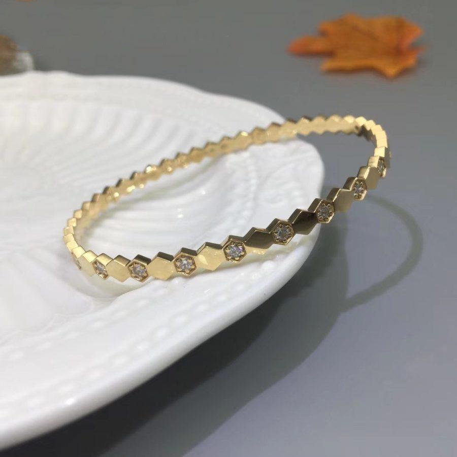[Radiant Gem]¯BEE LOVE GOLD DIAMOND BRACELET