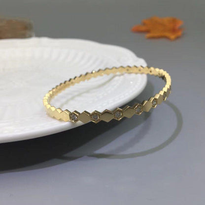 [Radiant Gem]¯BEE LOVE GOLD DIAMOND BRACELET
