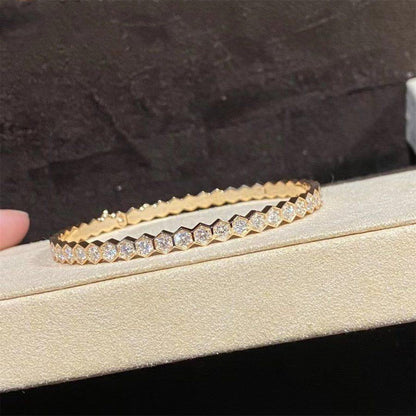 [Radiant Gem]¯BEE LOVE GOLD BRACELET FULL DIAMOND